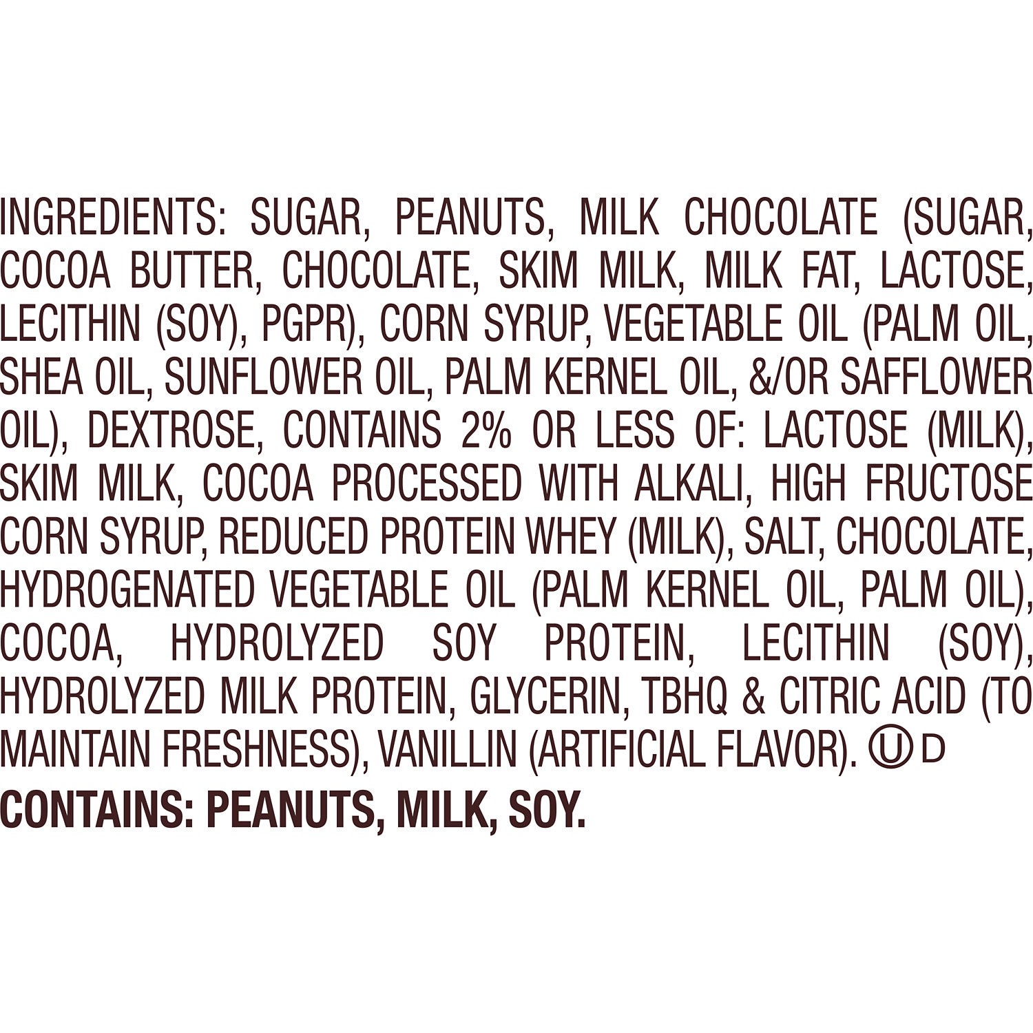 slide 6 of 8, Reese's FAST BREAK Peanut Butter Nougat Snack Size, Candy Bag, 10.1 oz, 10.10 oz