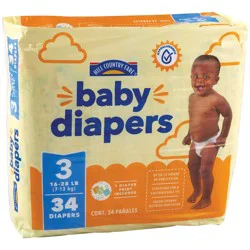 Hill Country Fare Baby Diapers Small Pack - Size 3