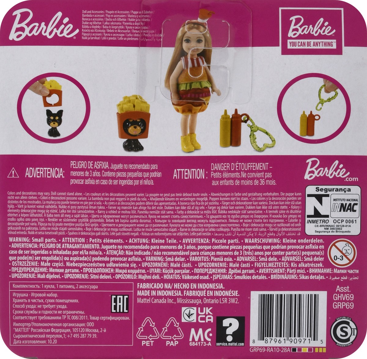 slide 7 of 9, Barbie Mattel Barbie Chelsea Costume Dol Ast - 1 EA, 1 ct