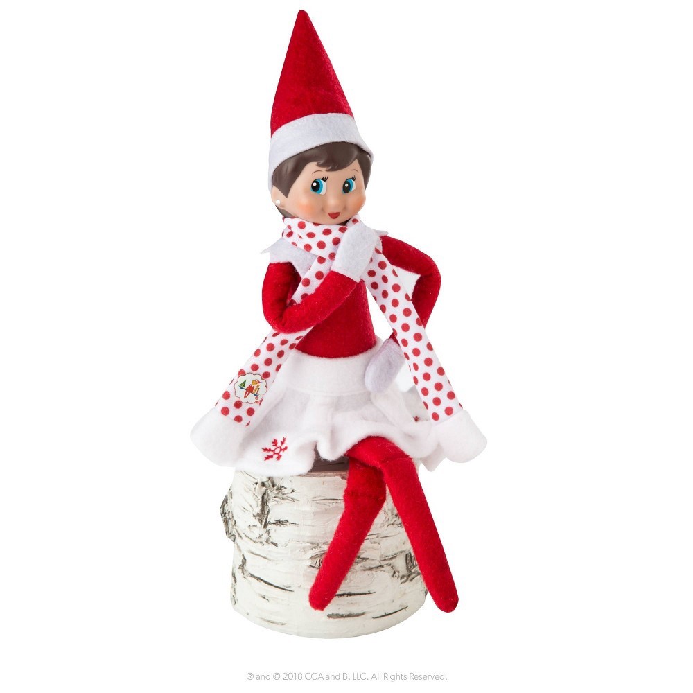 slide 3 of 6, Elf on the Shelf Claus Couture Snowflake Skirt & Scarf, 1 ct