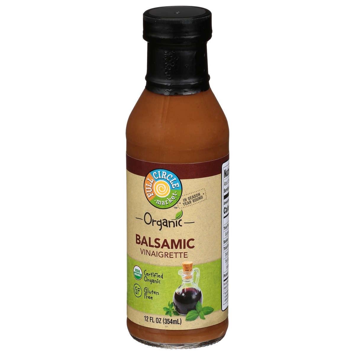 slide 3 of 9, Full Circle Organic Balsamic Vinegar, 12 fl oz