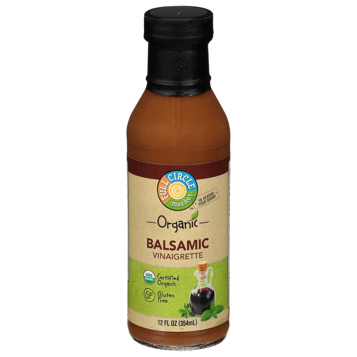 slide 1 of 9, Full Circle Organic Balsamic Vinegar, 12 fl oz