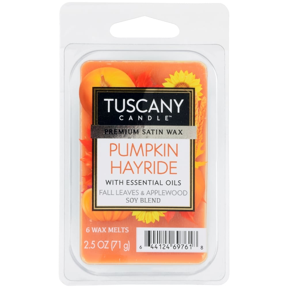 slide 1 of 1, Tuscany Candle Pumpkin Hayride Scented Wax Cubes, 6 ct; 2.5 oz