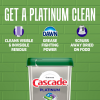 slide 11 of 29, Cascade Platinum Dishwasher Pods, Dishwasher Detergent, Dish Detergent Soap, Lemon, 59 Count, 59 ct
