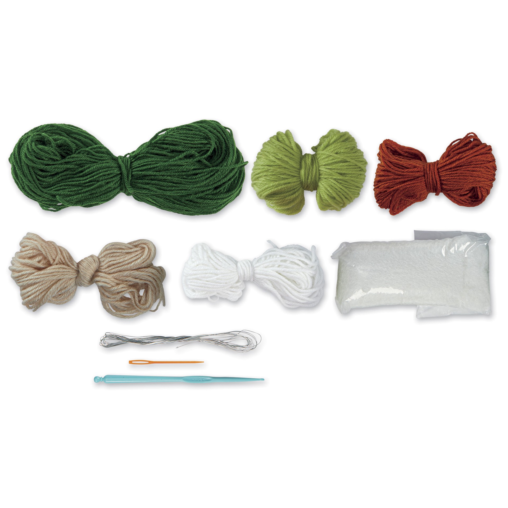 slide 3 of 4, Intermediate Snake Plant Amigurumi Crochet Kit By Loops & Threads, 6 in x 4 in x 9 in