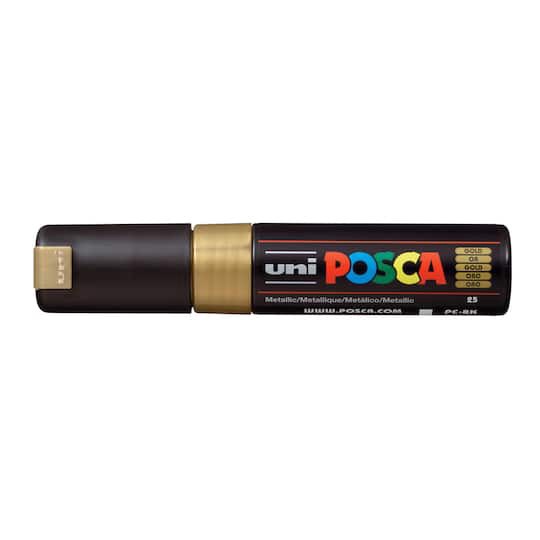 slide 1 of 3, Uni Posca Pc-8k Broad Chisel Tip Paint Marker, 8 mm