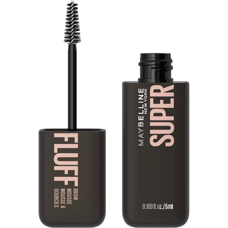 slide 1 of 8, MAYBELLINE Mny Superfluff Brow Black, 1 ct
