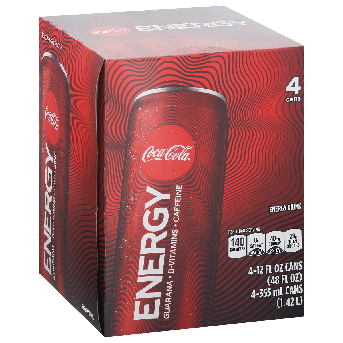 slide 10 of 12, Coca-Cola 4 Pack Energy Drink 4 ea - 4 ct, 4 ct