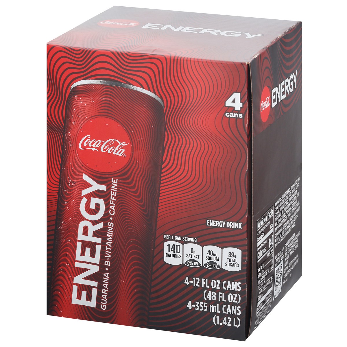 slide 9 of 12, Coca-Cola 4 Pack Energy Drink 4 ea - 4 ct, 4 ct