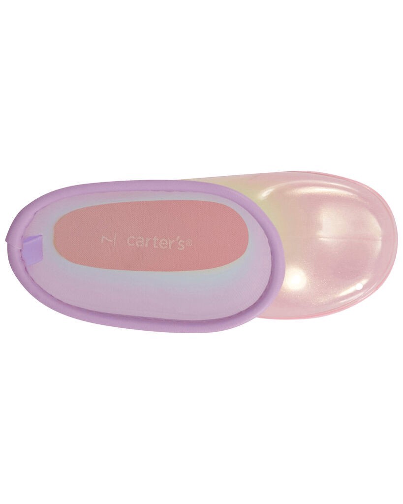 slide 5 of 6, Carter's Toddler Rainbow Rain Boots Multi 7, 1 ct