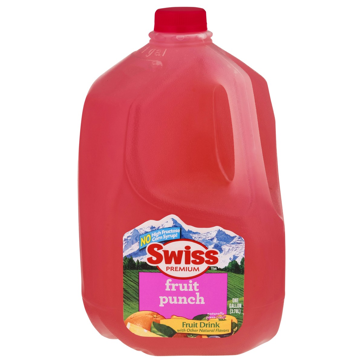 slide 7 of 13, Swiss Premium Fruit Punch Fruit Drink - 1 gal, 1 gal