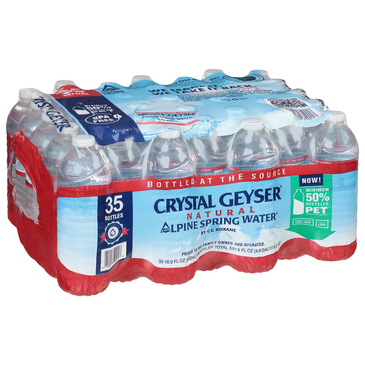 slide 7 of 9, Crystal Geyser Natural Alpine Spring Water - 35 ct, 35 ct