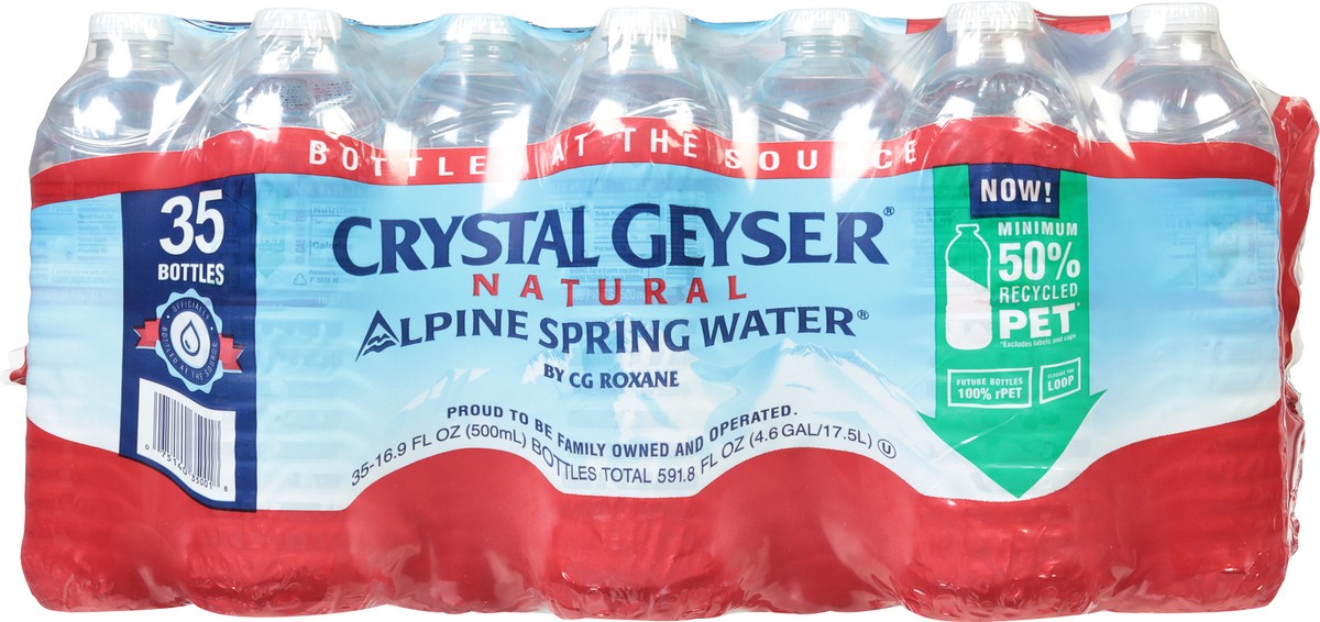 slide 5 of 9, Crystal Geyser Natural Alpine Spring Water - 35 ct, 35 ct