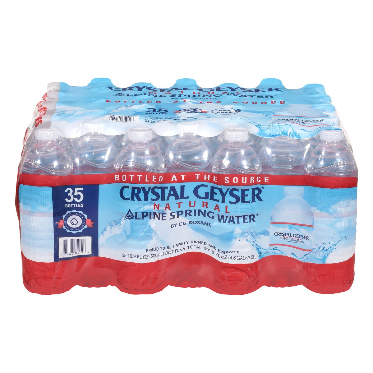 slide 1 of 9, Crystal Geyser Natural Alpine Spring Water - 35 ct, 35 ct