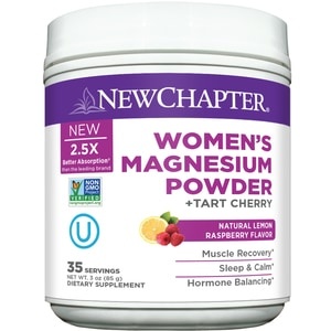 slide 1 of 1, New Chapter Women's Magnesium Powder, Lemon Raspberry, 3 oz