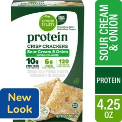Simple Truth® Protein Sour Cream Onion Crisp Crackers