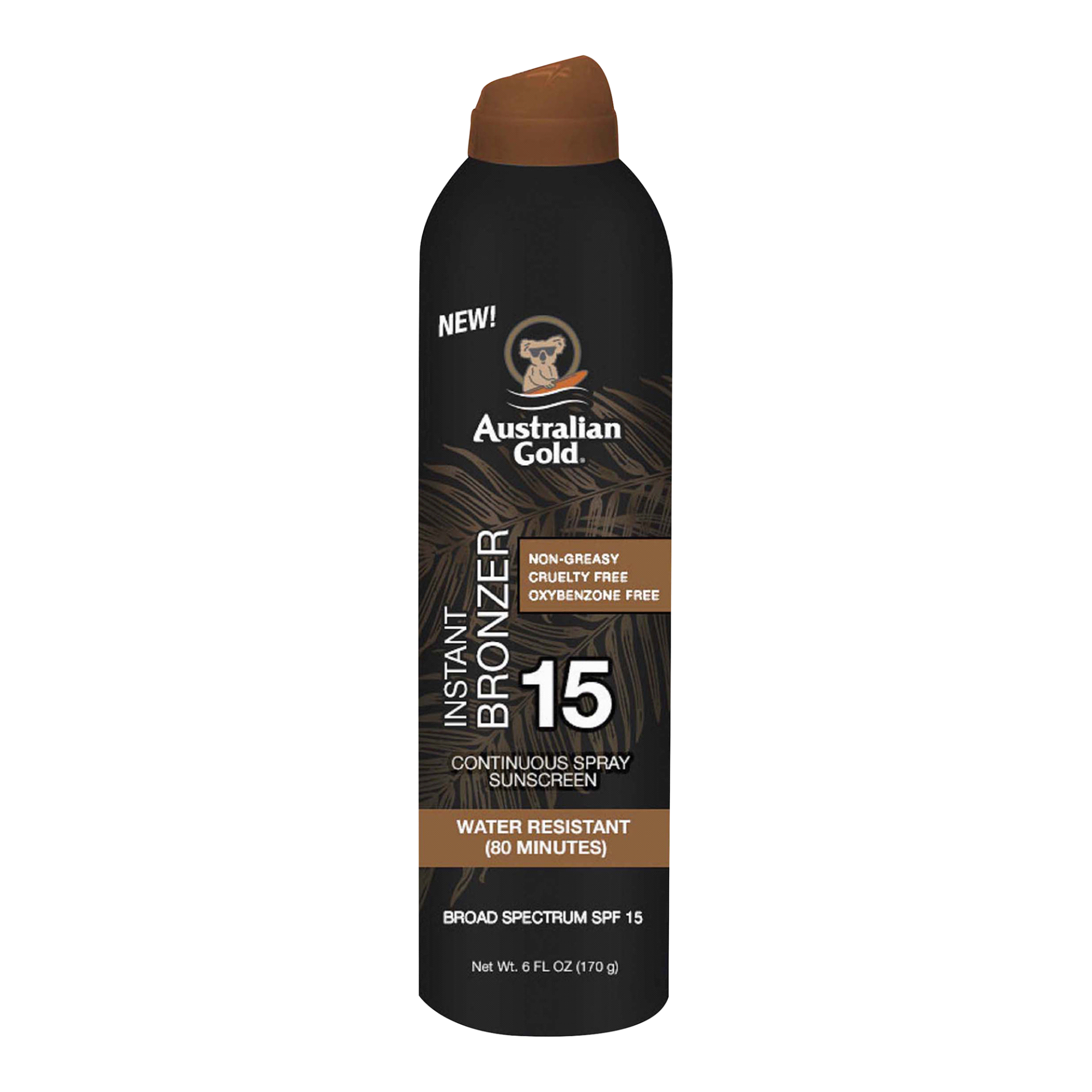 slide 1 of 1, Australian Gold Continuous Spf 15 Spray Bronzer, 6 fl oz