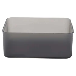 Kolorae Storage Bin, Gray, 9 in x 6 in x 3.6 in