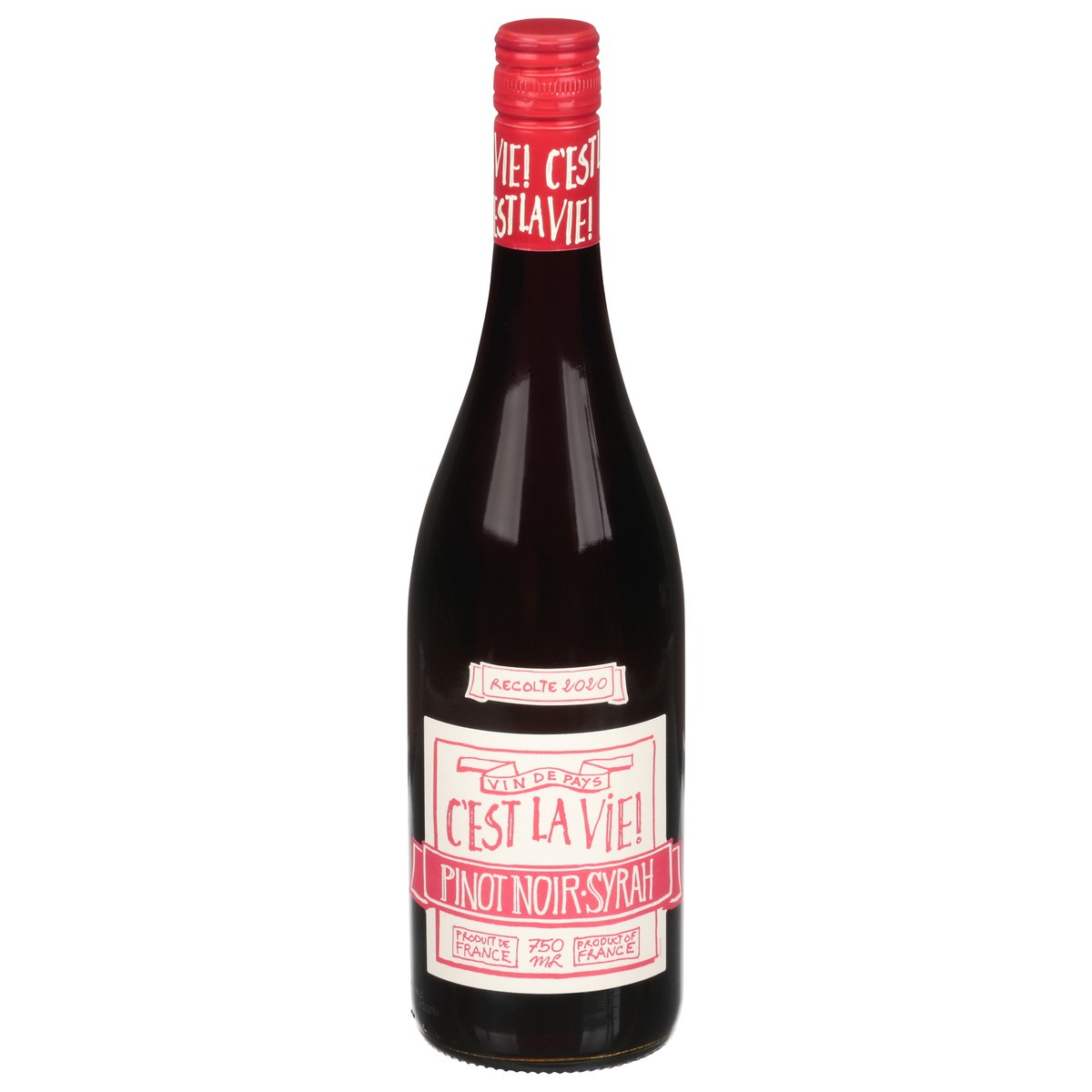 slide 5 of 12, Cest la Vie Pinot Noir Syrah 750 ml Bottle, 750 ml