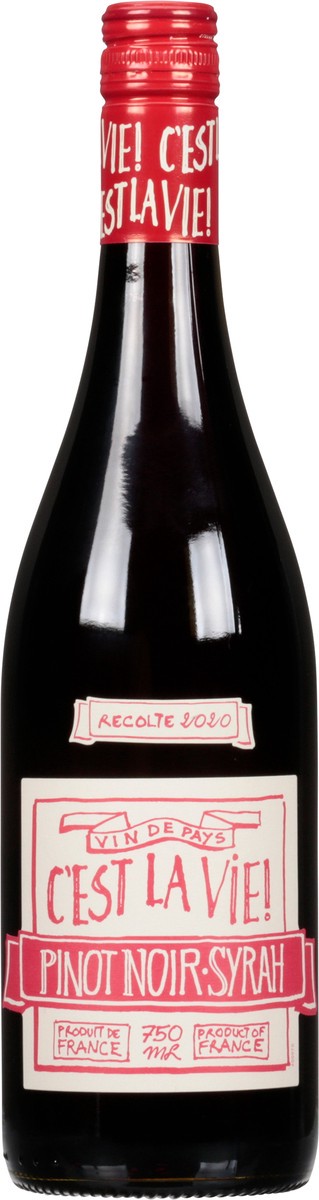 slide 3 of 12, Cest la Vie Pinot Noir Syrah 750 ml Bottle, 750 ml