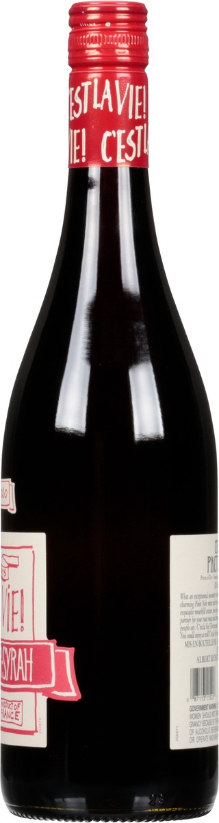 slide 2 of 12, Cest la Vie Pinot Noir Syrah 750 ml Bottle, 750 ml