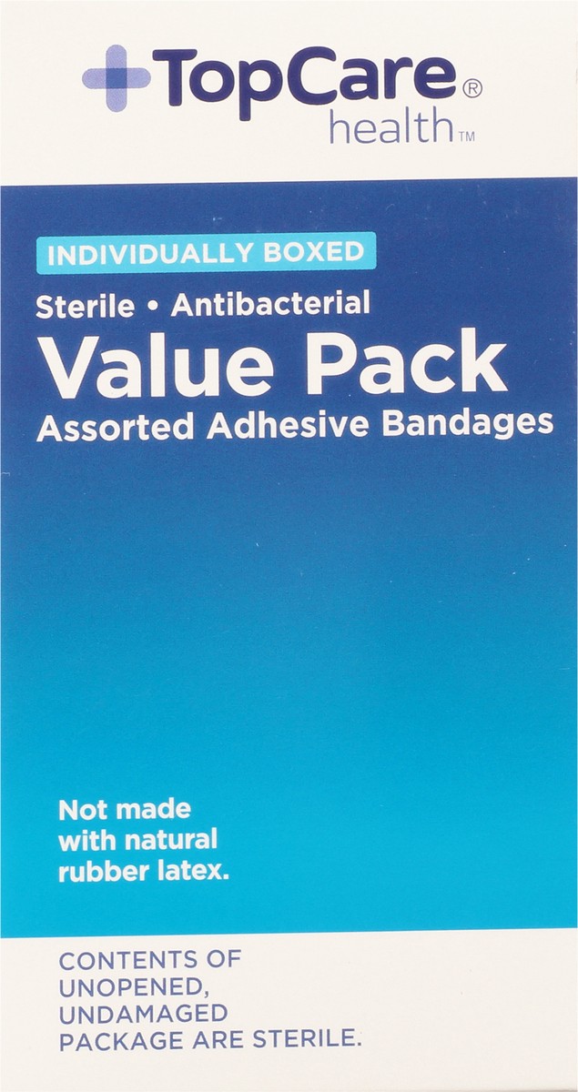 slide 5 of 15, TopCare Health Value Pack Assorted Adhesive Bandages 120 ea, 120 ct