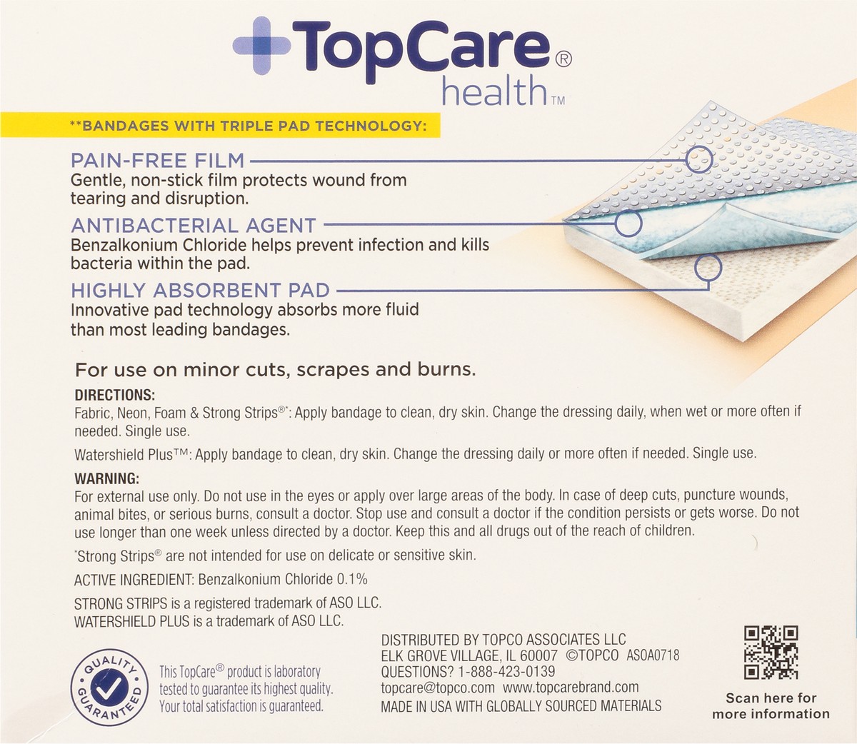 slide 8 of 15, TopCare Health Value Pack Assorted Adhesive Bandages 120 ea, 120 ct