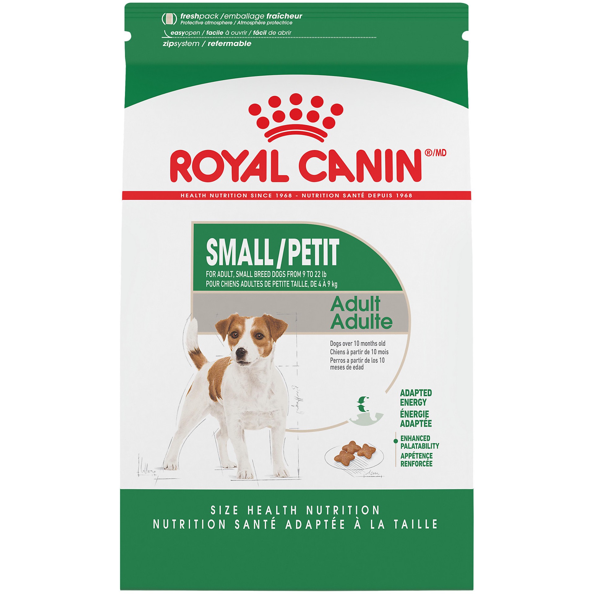 slide 1 of 9, Royal Canin Size Health Nutrition Mini Adult Dry Dog Food, 14 lb