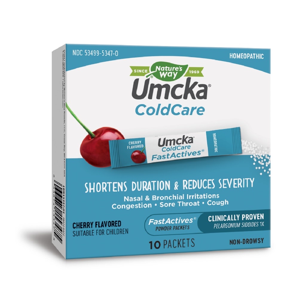 slide 1 of 1, Nature's Way Umcka Fastactives Cherry, 10 ct