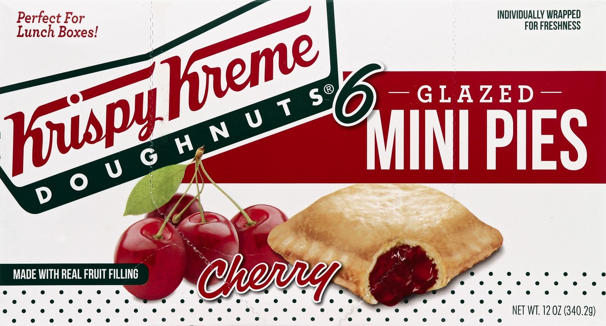 slide 2 of 4, Krispy Kreme Mini Cherry Pies, 6 ct