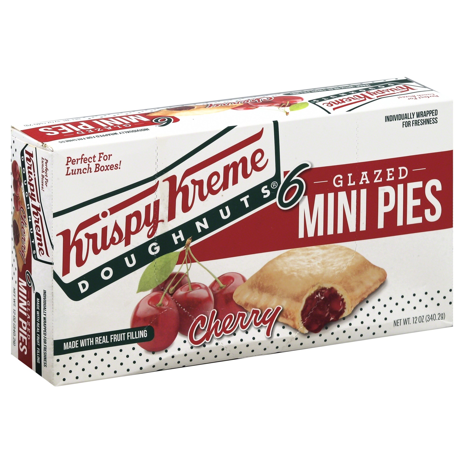 slide 1 of 4, Krispy Kreme Mini Cherry Pies, 6 ct