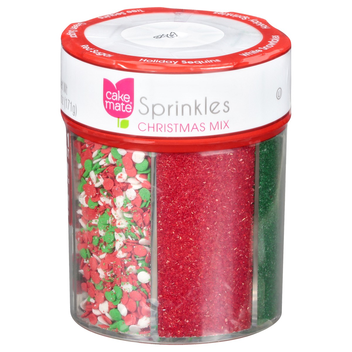 slide 12 of 12, Cake Mate Christmas Mix Sprinkles 6 oz, 6 oz