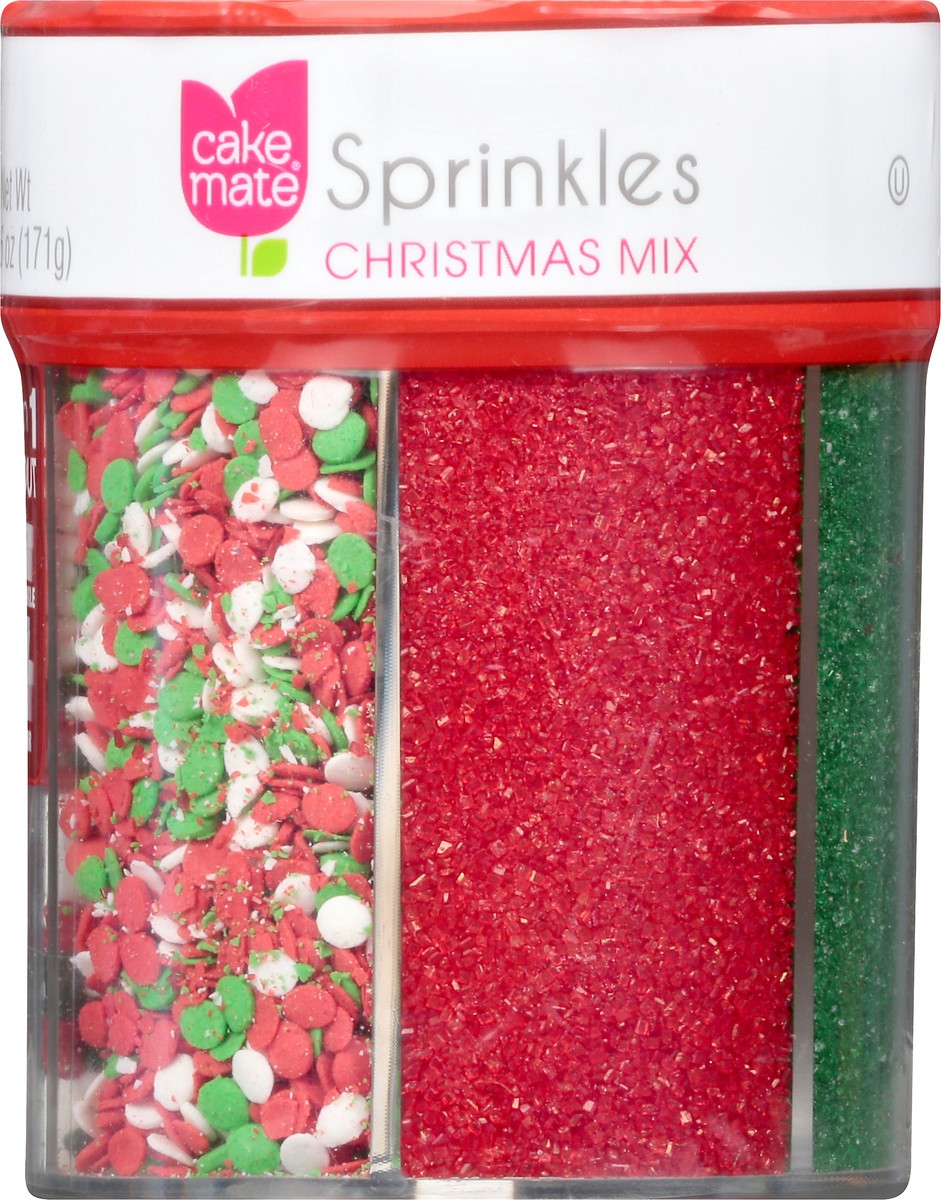 slide 1 of 12, Cake Mate Christmas Mix Sprinkles 6 oz, 6 oz