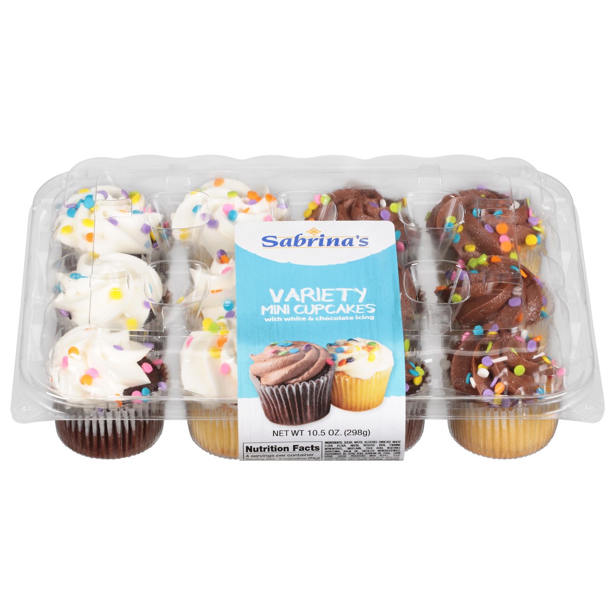 slide 1 of 14, Sabrina's Sabrinas Cupcake Mini Gold & Chocola, 10.5 oz