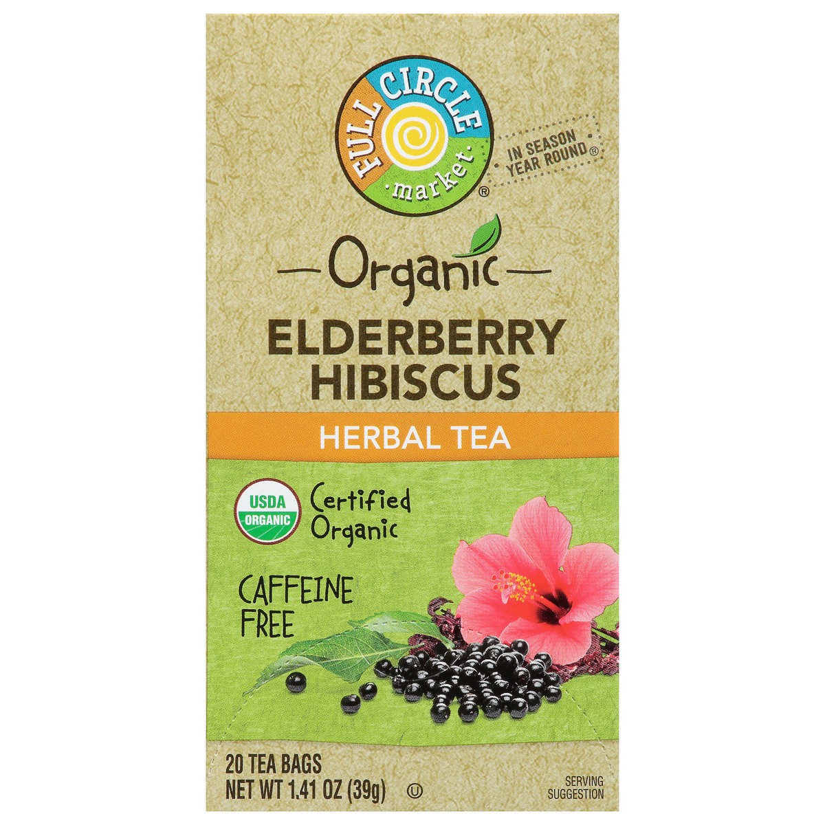 slide 13 of 18, Full Circle Market Organic Tea Bags Immunity Herbal Tea - 20 ct, 20 ct