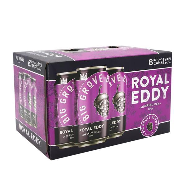 slide 1 of 1, Big Grove Brewery Big Grove Brewing. Royal Eddy Imperial Hazy Ipa 6Pk, 12 fl oz