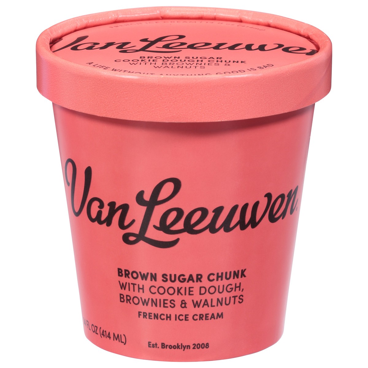 slide 1 of 9, Van Leeuwen Brown Sugar Chunk French Ice Cream 14 fl oz, 14 fl oz