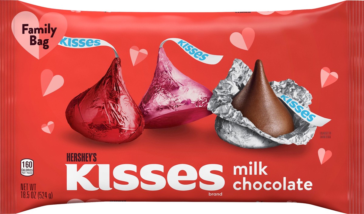 slide 3 of 3, Kisses Hershey's Milk Chocolate 18.5 oz, 18.5 oz