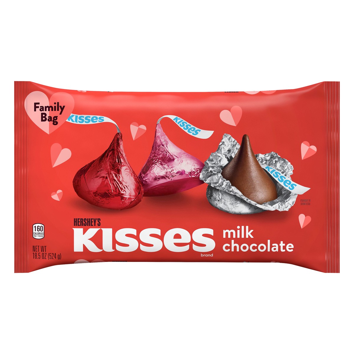 slide 1 of 3, Kisses Hershey's Milk Chocolate 18.5 oz, 18.5 oz