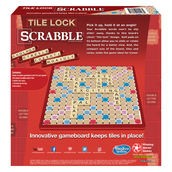 slide 2 of 3, Tile Lock Scrabble, 1 ct