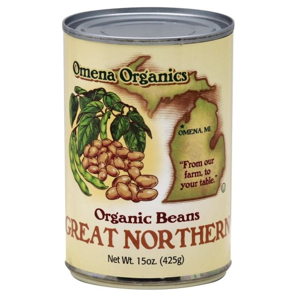 slide 1 of 2, Omena Organics Beans 15 oz, 15 oz