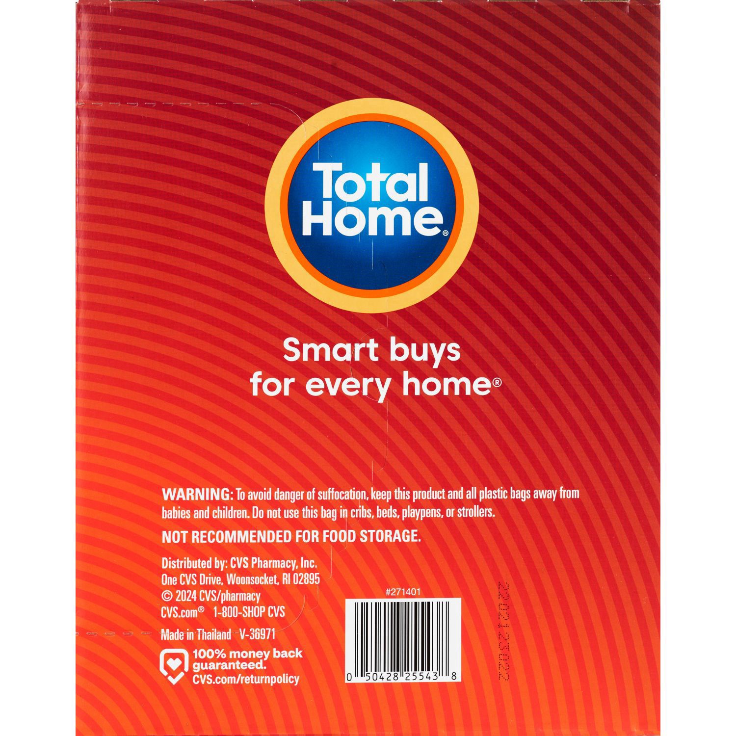 slide 3 of 7, Total Home 13 Gallon Tall Kitchen Trash Bags, 90 Ct, 90 ct