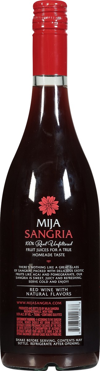 slide 7 of 9, Mija Sangria Mija Red Sangria | Premium Craft Sangria, 750 ml