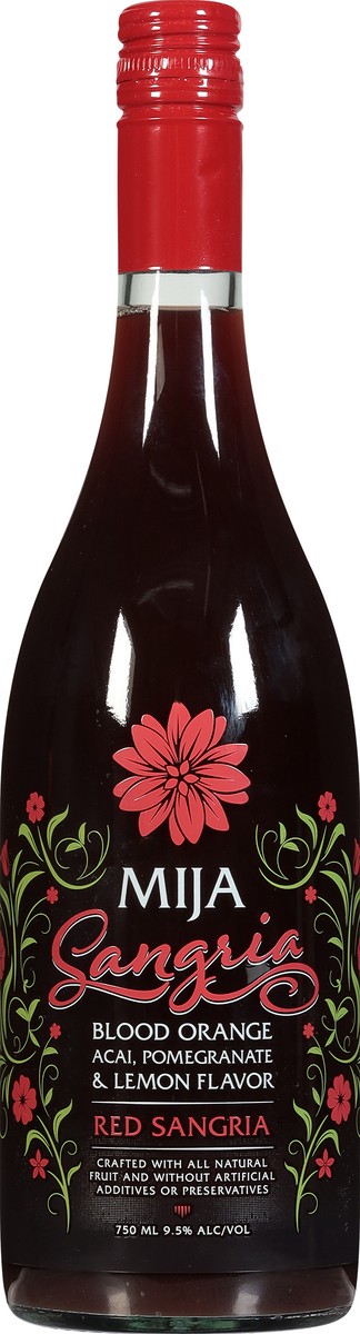 slide 9 of 9, Mija Sangria Mija Red Sangria | Premium Craft Sangria, 750 ml