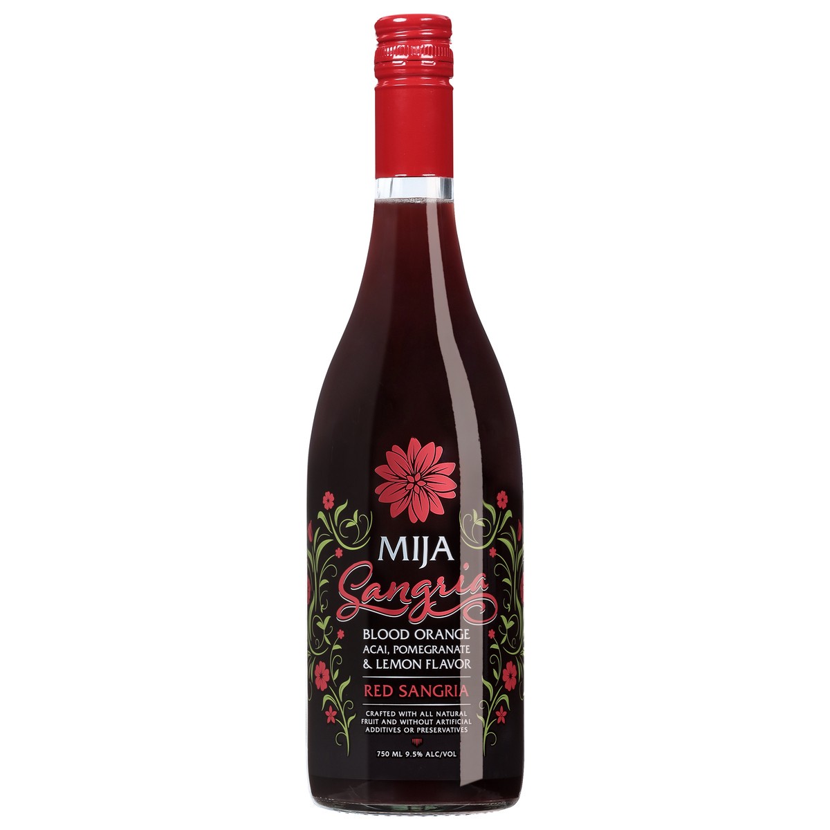 slide 1 of 9, Mija Sangria Mija Red Sangria | Premium Craft Sangria, 750 ml