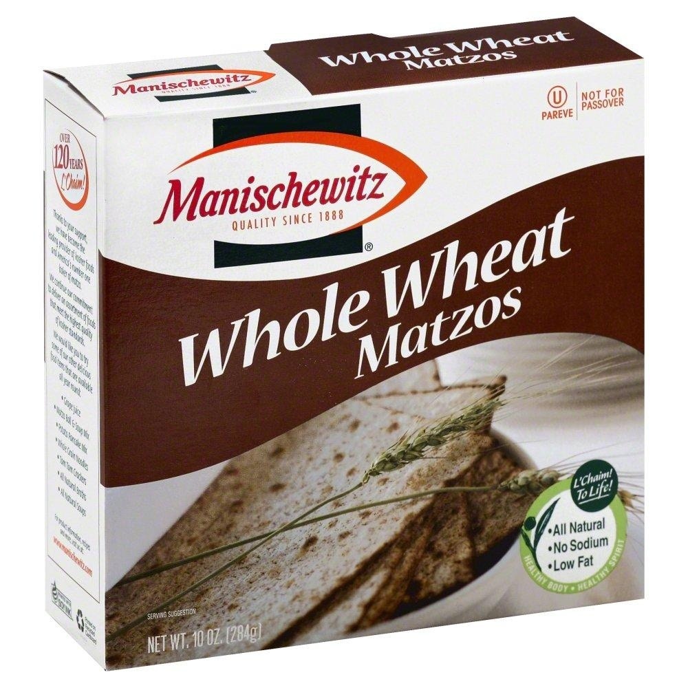 slide 1 of 4, Manischewitz Whole Wheat Matzos 10 oz, 10 oz