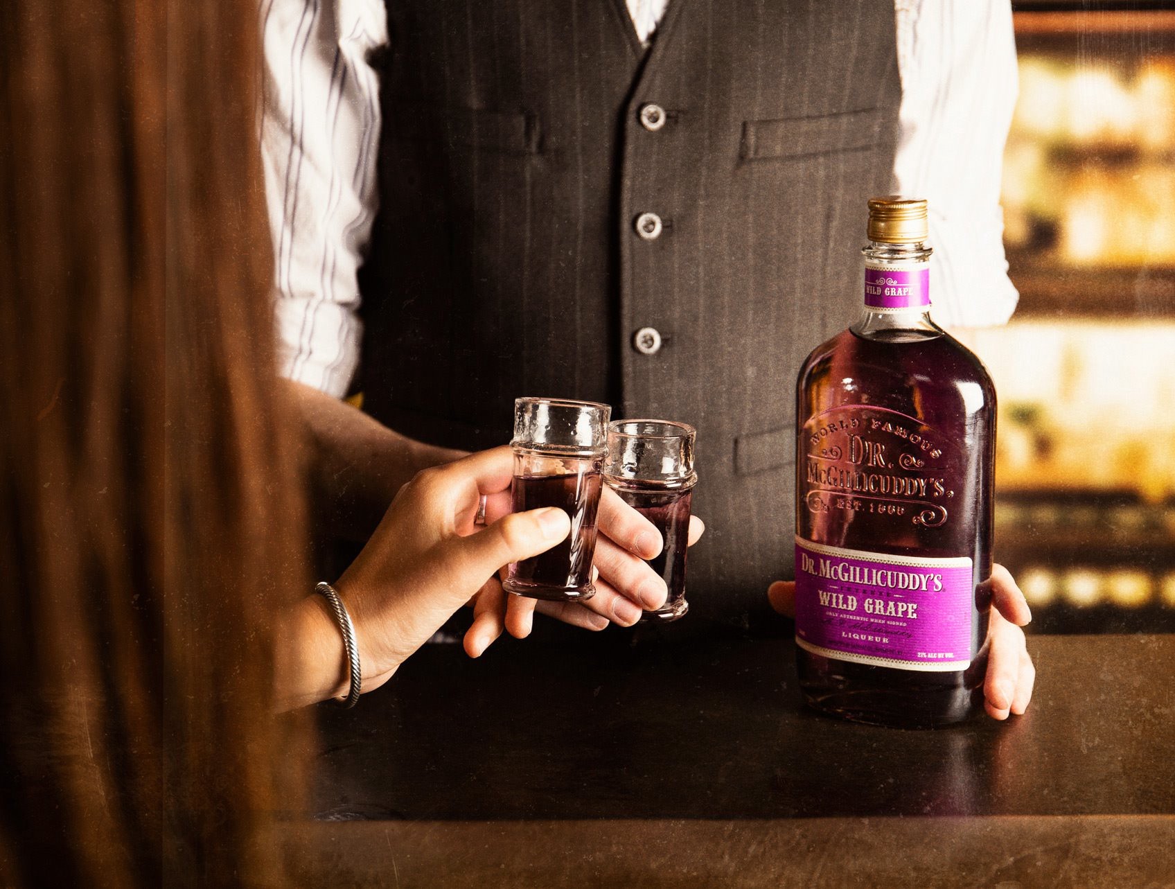 slide 2 of 2, Dr. Mcgillicuddy's Wild Grape Schnapps- 1 liter, 1 liter