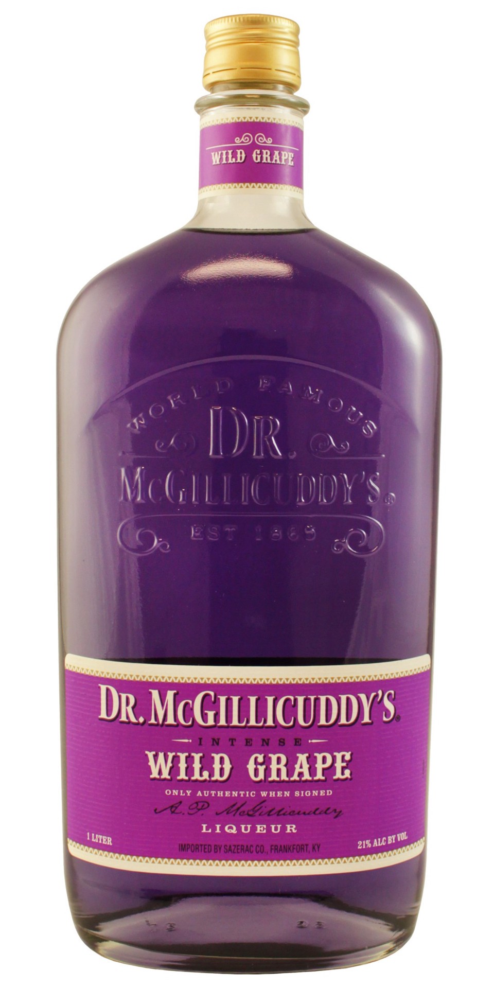 slide 1 of 2, Dr. Mcgillicuddy's Wild Grape Schnapps- 1 liter, 1 liter
