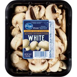 Kroger Sliced White Mushrooms