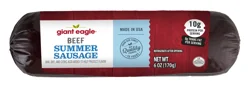 Giant Eagle Summer Sausage, Beef